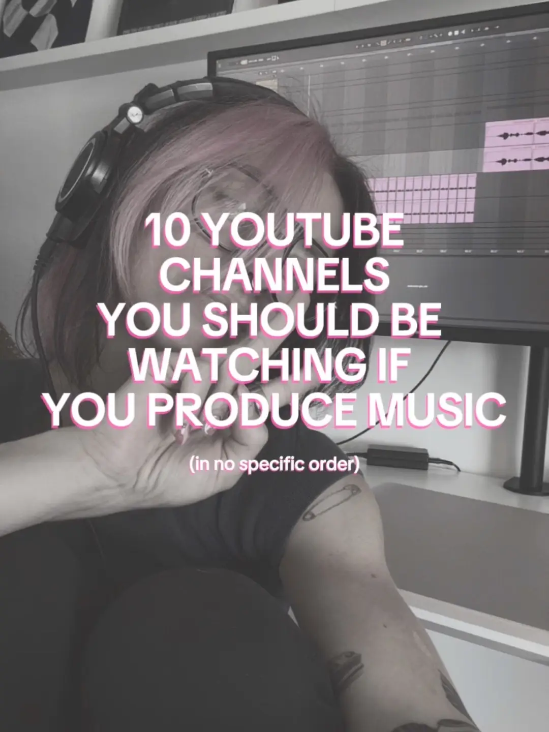 Those 2 hour long videos of some random guy making beats will give you infinite knowledge. The 2 minute ones will too.  If your favorite isn’t on the list drop it belowweeeww🖤 #producertok #sounddesign #audioengineer #soundengineer #edmtiktok #abletonlive #flstudio #logicprox #raptok 
