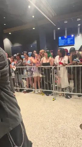 Replying to @Carlyn Brock I lowkey  panic😂😭I didn’t expect him to say that #ateez #mingi #ateezbaltimore #ateezinyourfantasy #ateezmingi #sendoff 