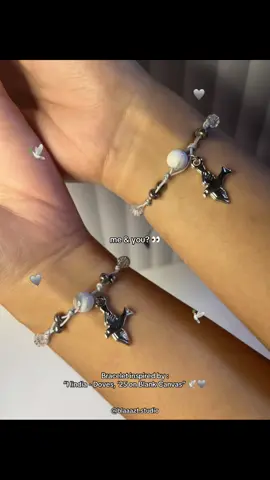 Tersedia di toko oren “blaaazt.studio” atau klik link di bio! 🕊️ #bracelet #gelang #hindia #baskara #inspired #gelangcouple 