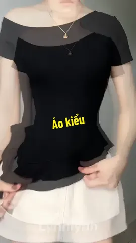 Áo xinh#xuhuongtiktok #thơitrangnu #aothun #aolechvai #viralvideo 