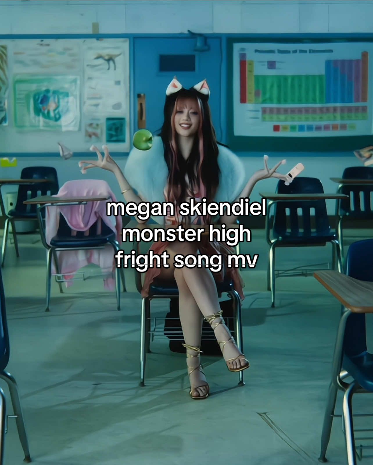 katseye megan skiendiel scp scene pack || monster high fright song + good quality — #fyp #foryou #scenepack #scp #katseye #meganskiendiel #monsterhigh 