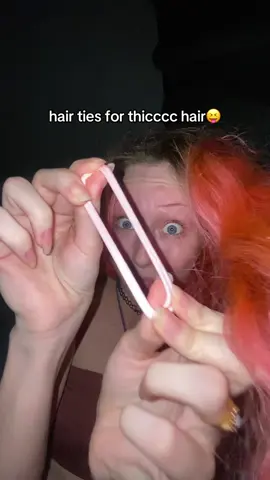 these are sooo much better than rubber band ones✨ #hairtie #thickhair #pinkhair #hair #alt #microinfluencer #honestreview #ponytail 