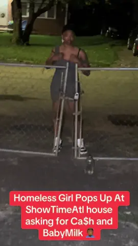 Pray for #homeless girl popped up at #ShowTimeAtl #house -#comedy #awareness 