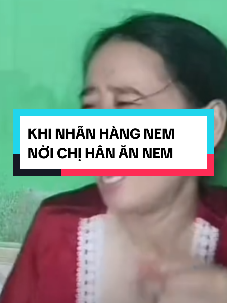 Chị Hân ăn nem mà khổ sở quá chị Hân, chắc nem để lâu nè kkkk #hannguyen #xuhuonghannguyen #hannguyenidol 