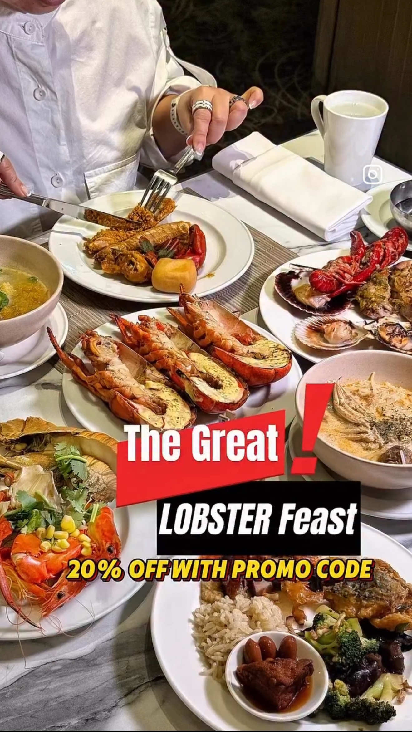 🦞 All Hail the Lobster! The Great Lobster Feast has landed at @crossroadscafe.sg in Marriott Tang Plaza — and it’s an oceanic indulgence like no other. 🌊✨ From now till 30 Sept 2025, dive into a premium seafood buffet that puts lobster in the spotlight. Think: 🧀 Cheese-Baked Lobster with Sea Urchin Chowder 🔥 Jerk Lobster with Rum Raisin Salsa 🍽️ Grilled Lobster with Vanilla Hollandaise … and so much more to shell-ebrate! 🦞 📍Available every Friday & Saturday 630pm  💰 Adult: $118++ | Child: $42++ 💥 Enjoy 20% OFF when you quote (CR20OFF) during reservation! (Valid for adult price only, T&Cs apply) 🛎️ Make your reservations now and get crackin’ – this is seafood indulgence at its finest. @singaporemarriott  #crossroadscafesg #MarriottTangPlaza #LobsterBuffetSG #SeafoodBuffet #LobsterLovers #thegreatlobsterfeast #BuffetLovers #SingaporeEats #LuxuryBuffet #GreatLobsterFeast #HotelBuffetSG #sgeats #sgeatout #wheretoeatsg #sgyummy