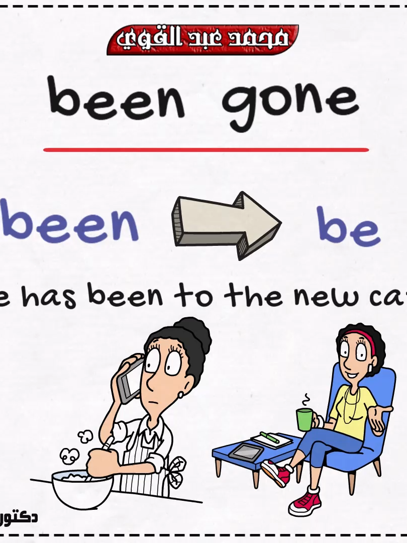 الفرق بين been وgone في اللغة الانجليزية واستخدامهم الصحيح - أسهل شرح👌❤️#دكتور_انجليزي #محمد_عبد_القوي #اللغة_الانجليزية #انجليزي #مصر #السعودية #تعلم_على_التيك_توك #الثانوية_العامة #تالتة_ثانوي #تعلم