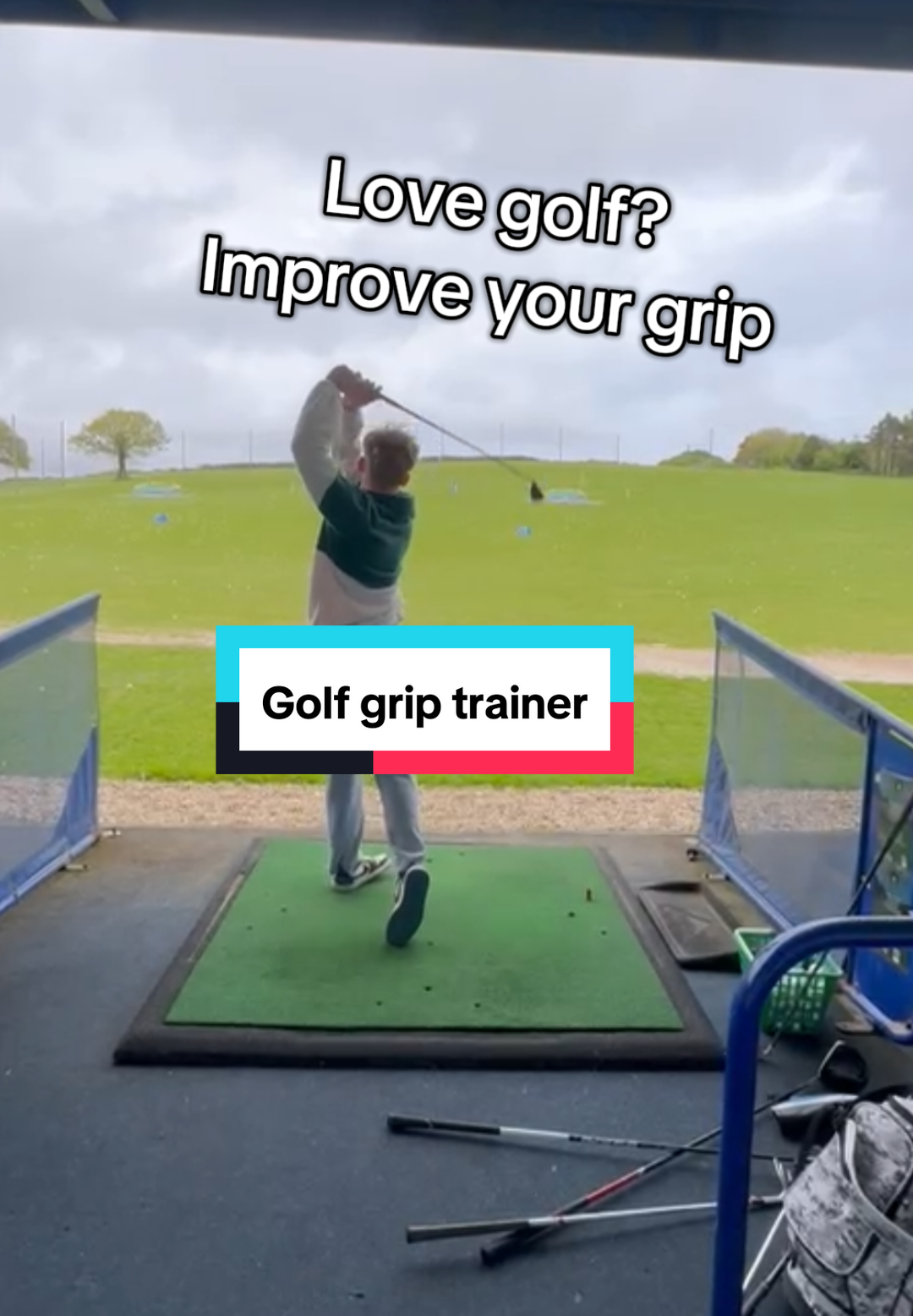 If you love golf and want to improve your grip then check out this golf grip trainer.  #golfswing  #golflover 
