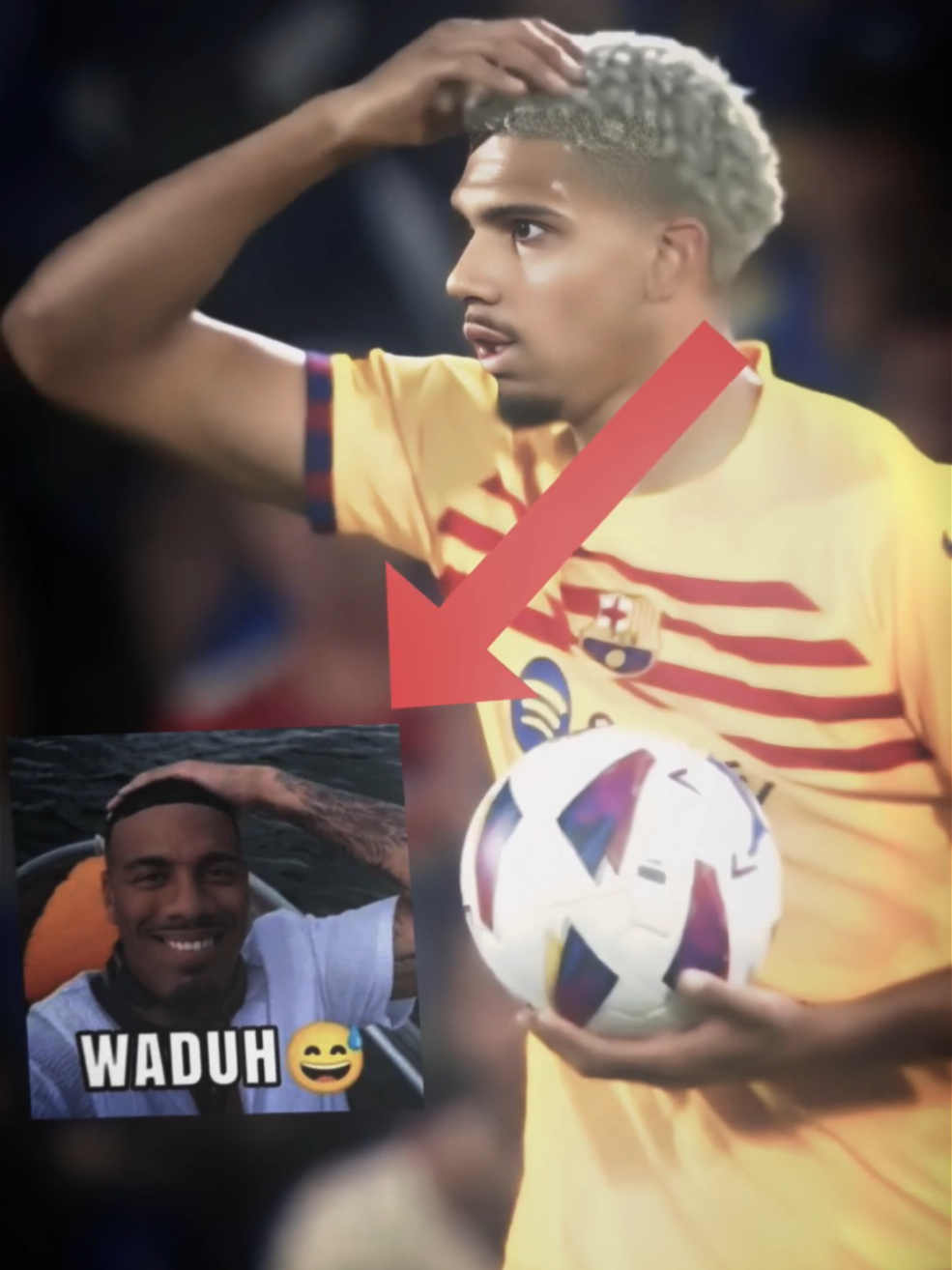 waduh:Araujo🤭 #ronaldaraujo #basketball  #football #footballtiktok  #footballtogether #footballedit  #presetxml #preset5mb  #fyp #foryoupage #jjbola 