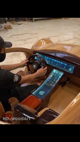 The World Is Amazed by This Dad’s DIY iCar for His Son #DIY #homemade #build #icar #foryou #diycraft #made #creative #ndwoodart #woodworking 