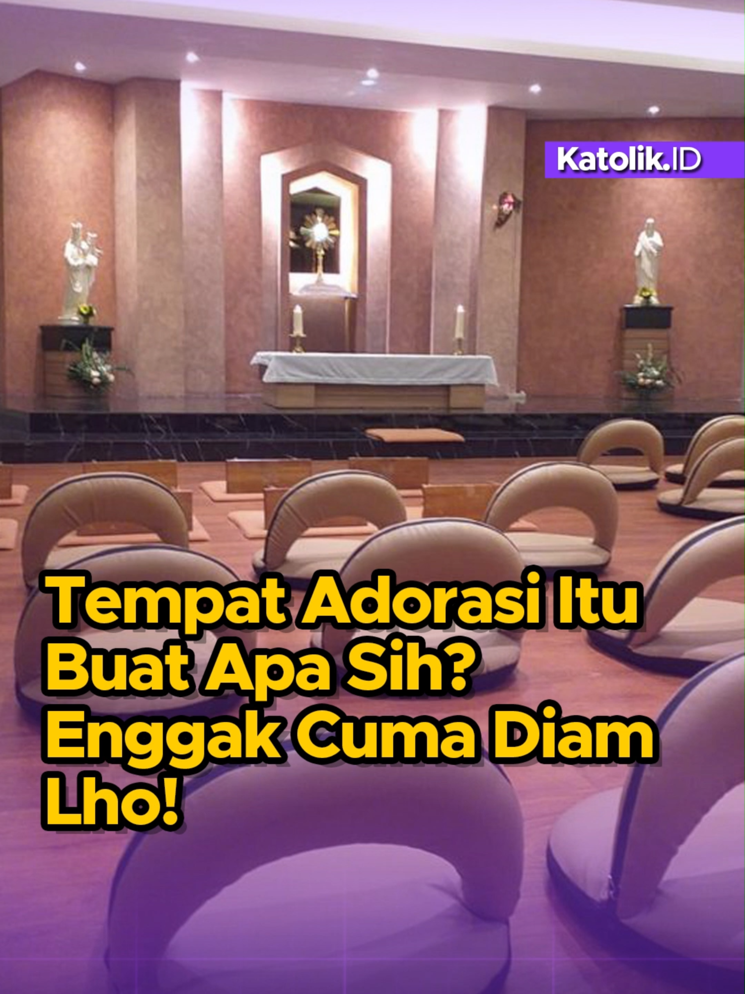 Tempat Adorasi Itu Buat Apa? Nggak Cuma Diam Lho!  Banyak yang bingung: “Ngapain sih di tempat adorasi?” Padahal di sanalah kita bisa bertemu Yesus dalam keheningan. Tempat adorasi bukan tempat sunyi biasa—itu tempat relasi antara jiwa dan Tuhan. #Adorasi #KatolikIndonesia #DoaKatolik #SakramenMahakudus #ImanKatolik #GerejaKatolik #RomaVatikan #fyp #fypシ #katolikID