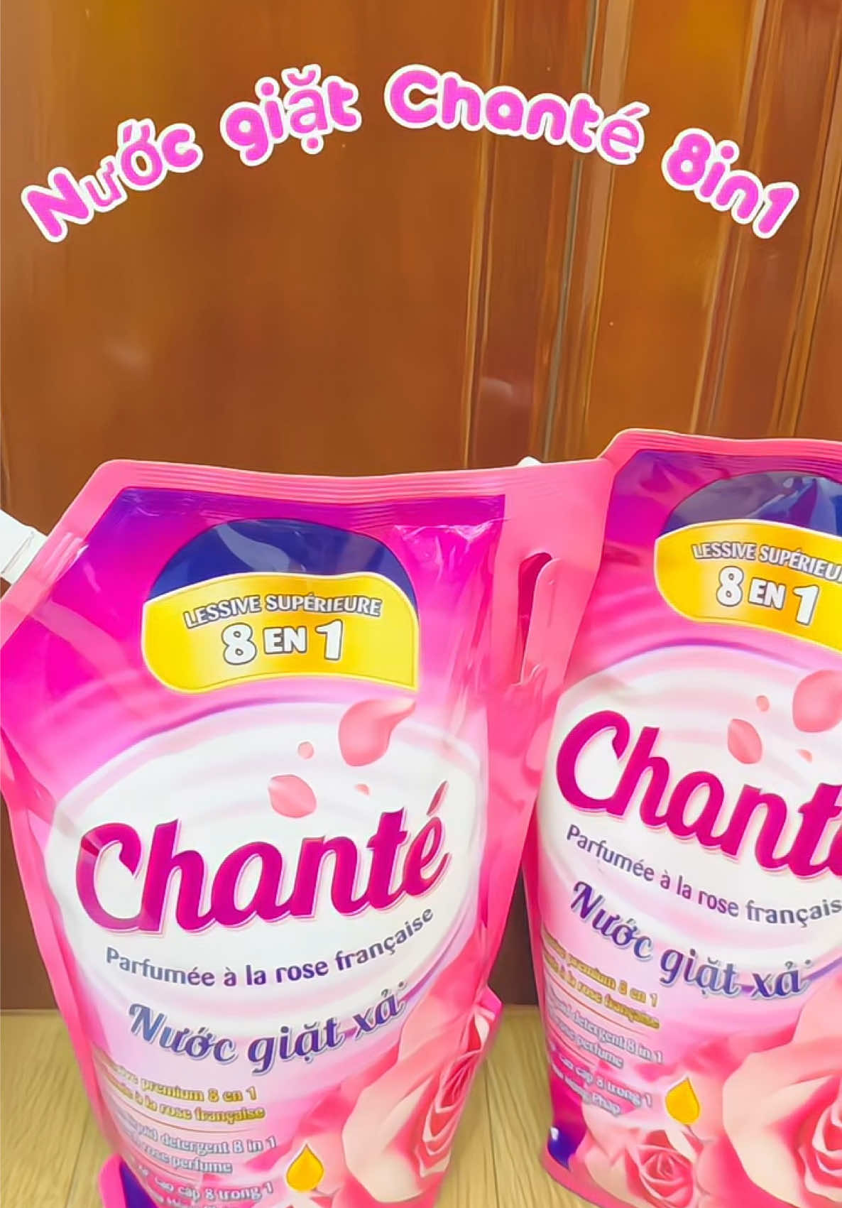 Nước giặt Chanté của Tập Đoàn MaSan với tính năng 8in1 giúp quần áo của bạn luôn thơm tho sạch sẽ và bền màu vải. #nuocgiatxa #nuocgiatchante #masan #nuocgiat 