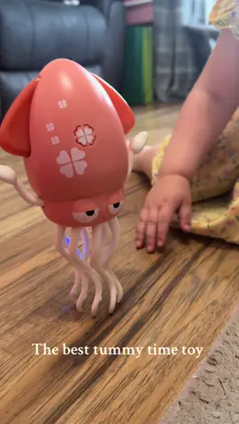We love this squid! #tummytime #tummytimetoys #baby #toy #tiktokmademebuyit 
