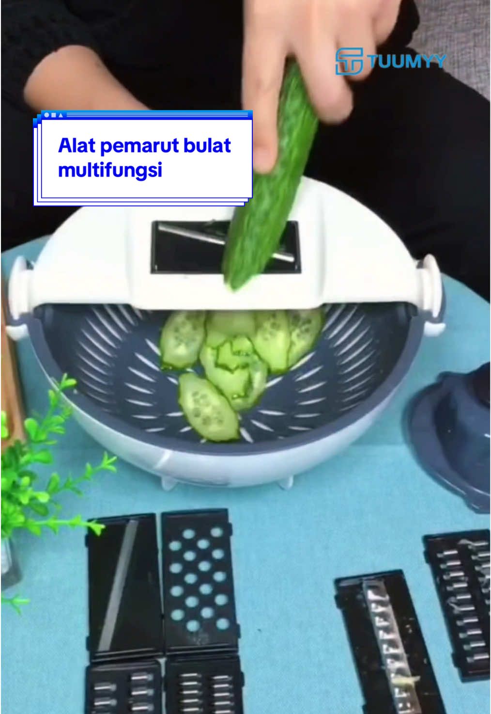 Alat pemarut bulat multifungsi #tuumyyindonesia#alatpemarutbulat#produklokal#belilokal#fyp  
