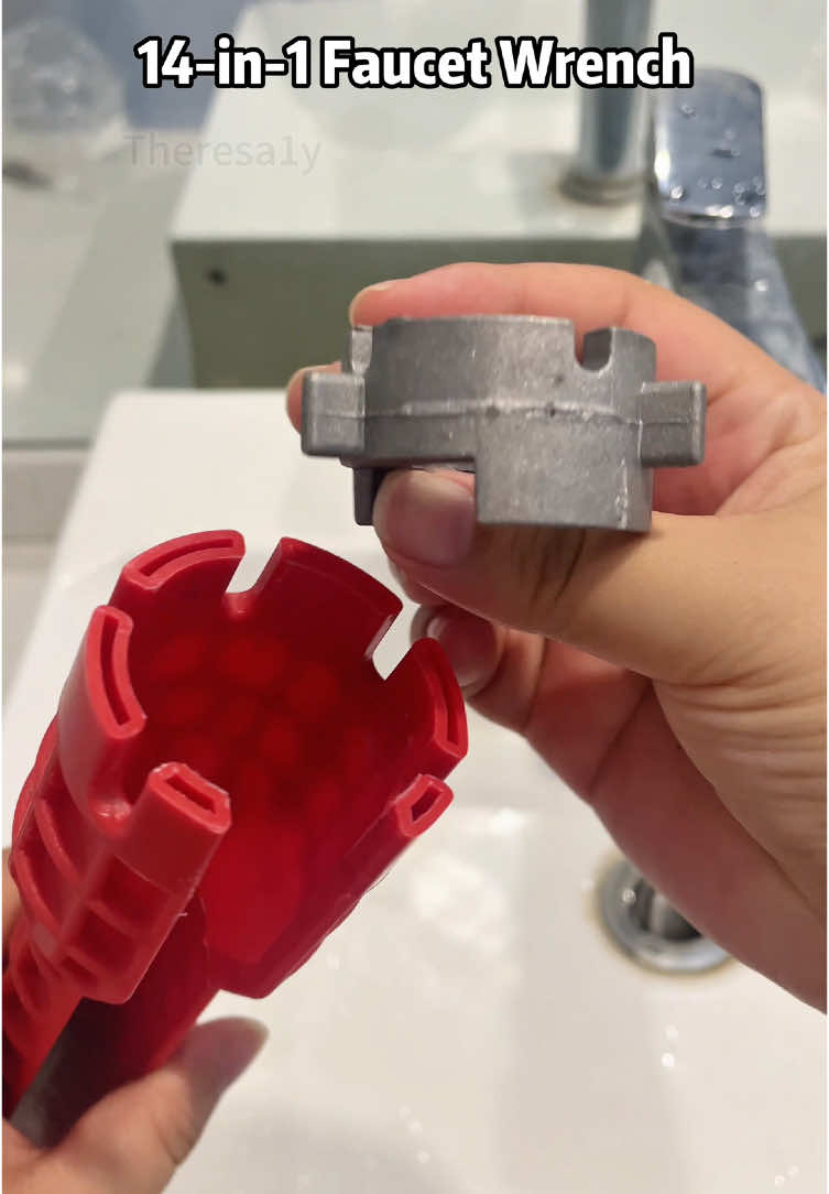 14-in-1 Faucet Wrench,Sink Faucet Installer Tool,Multi-functional Pipe Wrench,Bathroom Plumbing Installation & Repairs Wrench for Small Space Toilet Kitchen Bathroom Toilet Sink.#BathroomRepairKit #FaucetInstallationTool #CommercialPlumbingTools #HotelRestaurantMaintenance #DIYPlumbingSolutions #HandymanEssentials #PlumbingRepairTips #SaveTimeAndMoney #UpgradeYourWorkspace #tiktokshopblackfriday #tiktokshopcybermonday #dealsforyoudays #tiktok #TikTokShop #fyp