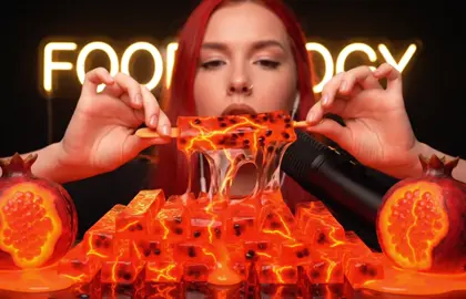 Lava jelly Mukbang - FOODOLOGY colleology cutting jelly #kmukbangroutine #mukbang #ad #푸드올로지 #foodology 