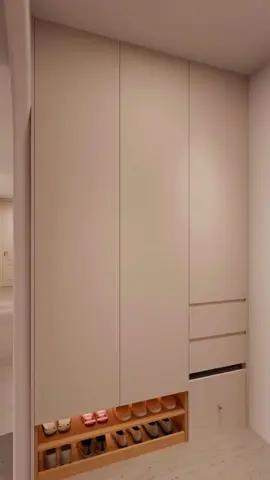 Modern Entryway Wardrobe Design with Shoe & Coat Storage | 2025 Home Setup 🚪👟🧥 This smart entryway wardrobe design is both stylish and practical! Featuring dedicated sections for shoes, coats, caps, and other daily essentials, it's the perfect way to keep your entrance organized and clutter-free. Ideal for modern homes looking for functional and aesthetic space-saving ideas. #EntrywayDesign #ShoeCabinetIdea #CoatStorage #WardrobeAtEntrance #HomeEntranceDesign #SmartStorage2025 #SpaceSavingFurniture #ModernWardrobeSetup #InteriorDesign2025 #USHomeTrends #FunctionalEntryway #TikTokHomeInspo #MinimalistStorage #HomeOrganizationIdeas #SmallSpaceSolution