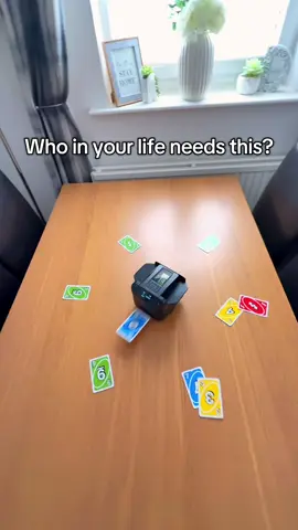 Maybe they can’t shuffle any more, or maybe they’re just a terrible dealer! #uno #dealer #shuffler #arthritis #parkinsons #empowerment #cardgames #GameNight #FamilyFun 
