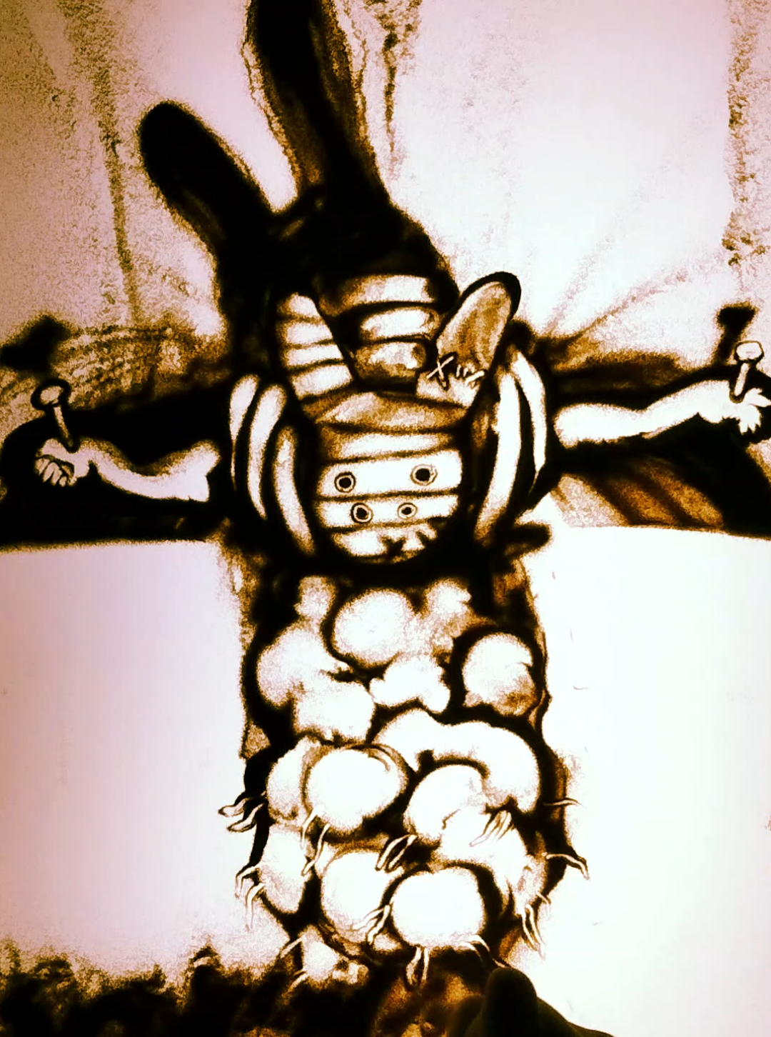 エヴァミイラうさぎ　#ミイラうさぎ　#mummyrabbit #サンドアート #sandart #エヴァンゲリオン #evangelion #エヴァ30周年 