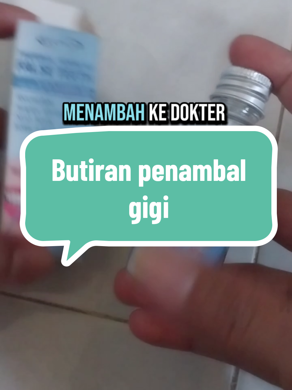 Butiran penambal gigi ompong bolong patah renggang #penambalgigi  #falseteeth #tambalgigi #CapCut 