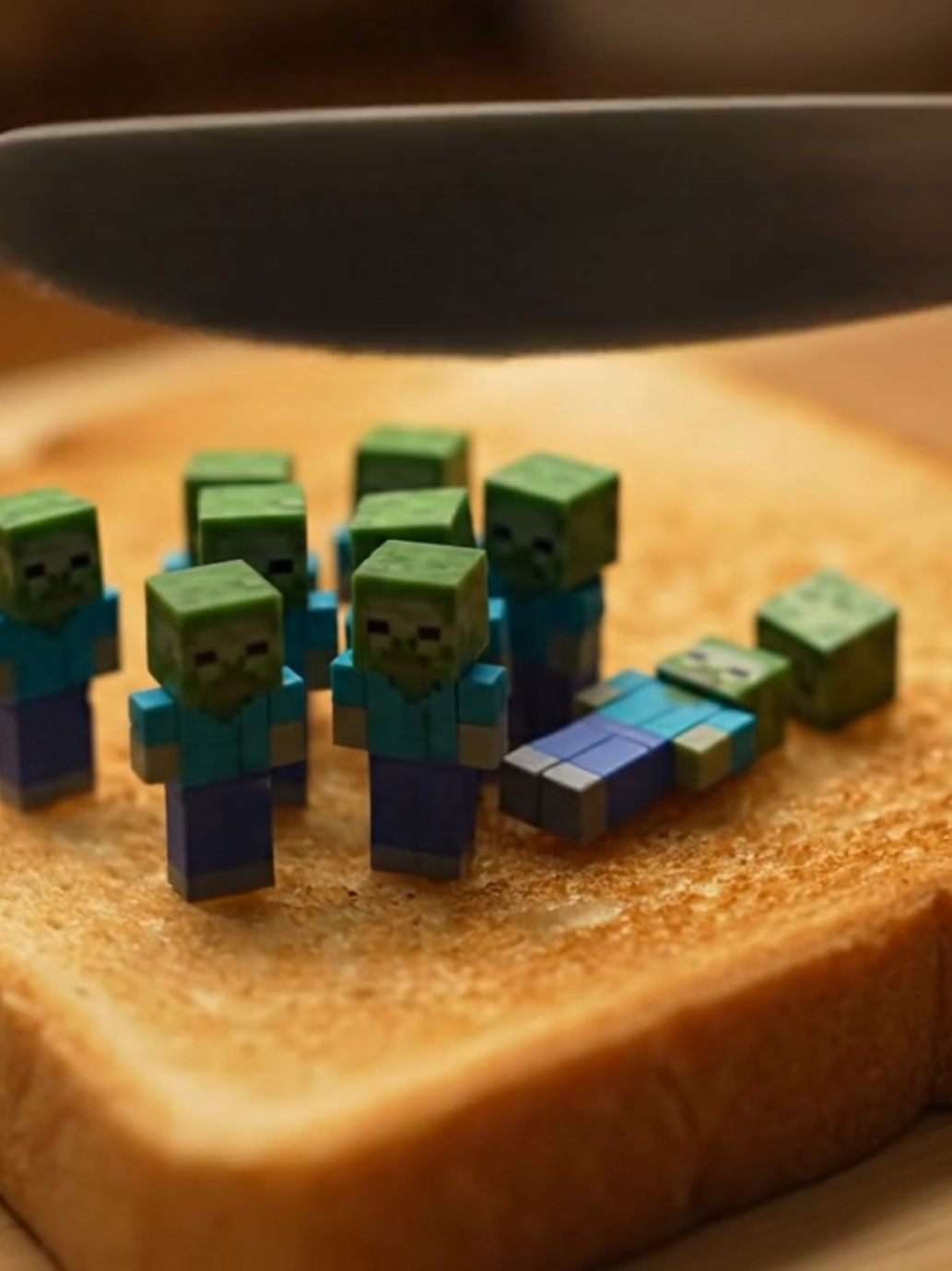 Minecraft Butter #asmrsounds #soothing #relaxing #Minecraft #zombie #creeper #asmr 