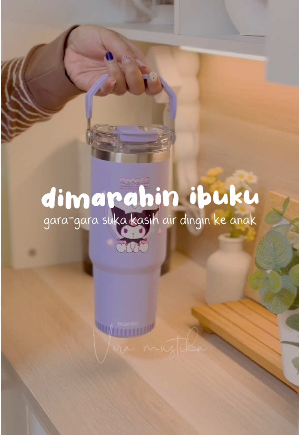 sepenting itu punya tumbler tahan dingin buat aku #tumbler #tumblerstainless #tumblertahandingin #tumblertahanpanas #tumblerantitumpah #ecentio #tumblerecentio #kuromi 