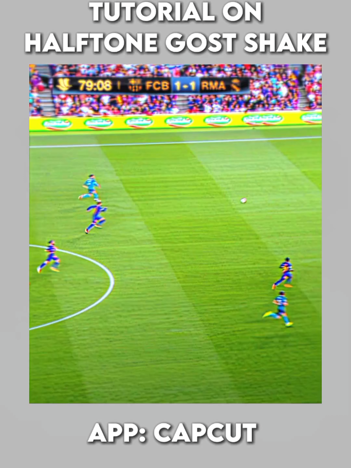 Halftone Gost Shake Tutorial On : #CapCut || #capcut_edit #footballtiktok #editor #capcutpioneer  . Overlay In My Discord Server Link In Bio Join Now 📈