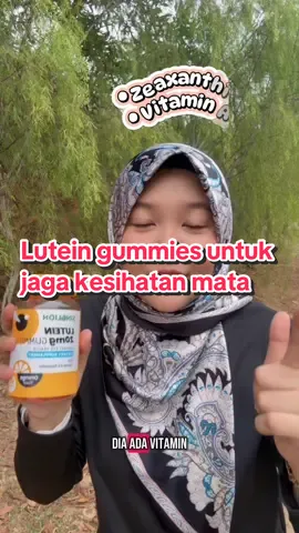 Nak jaga kesihatan mata , kunyah je lutein gummies ni setiap hari.  #luteingummies #jagamata #lutein #singlion 