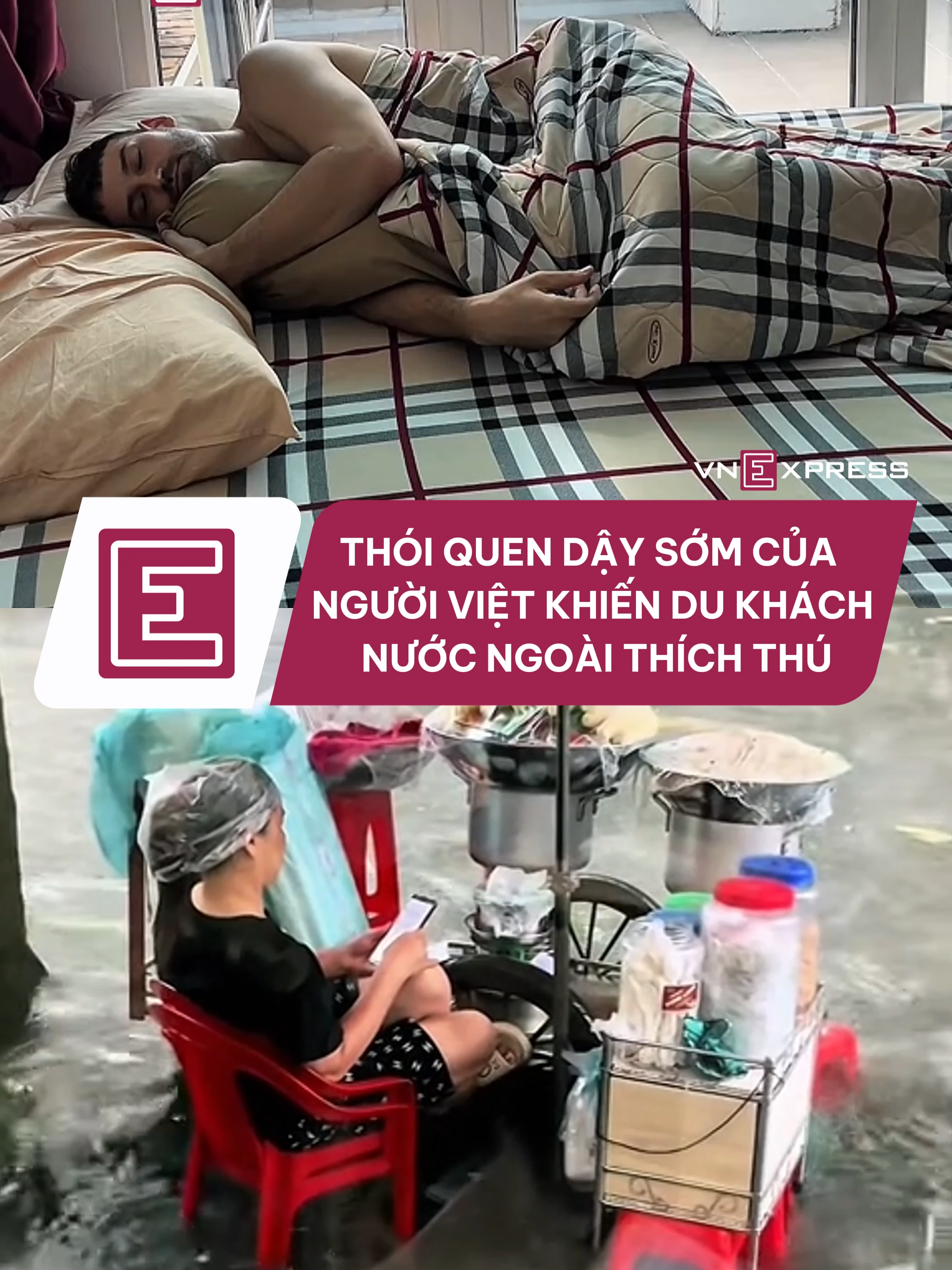 Người nước ngoài ngạc nhiên với thói quen dậy sớm ở Việt Nam #VnExpress
