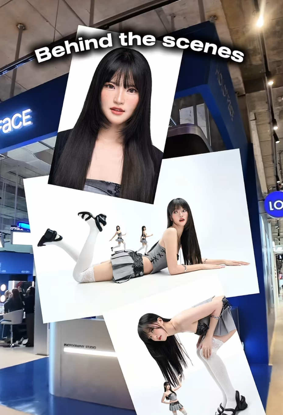 Behind the scenes Onestopมากที่นี่!! “No need to fly to Korea! You can now get stylish Korean-style portraits right here in Thailand at HOLO+FACE!” 📍 พิกัด: HOLO+FACE Emsphere ชั้น 1  @HOLO+FACE TH  #HOLOFACE #HOLOFACEThailand #EMSPHERE #EMDISTRICT