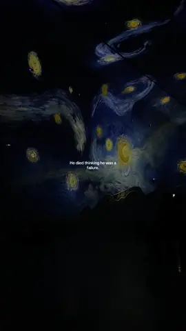 If only he knew… #vangogh #romanempire #museum #kunst #starrynight #london #fyp video of the immersive experience Van Gogh London