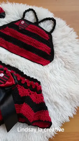 Conjunto flamengo infantil🧜‍♀️❤️🥰 nos sigam na rede vizinha  Lindsay_la_creative  #crochet  #crochetlove  #conjunto  #sereia #tik_tok 