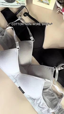Comfy to wear! #bra #nonwirebra #cottonbra 