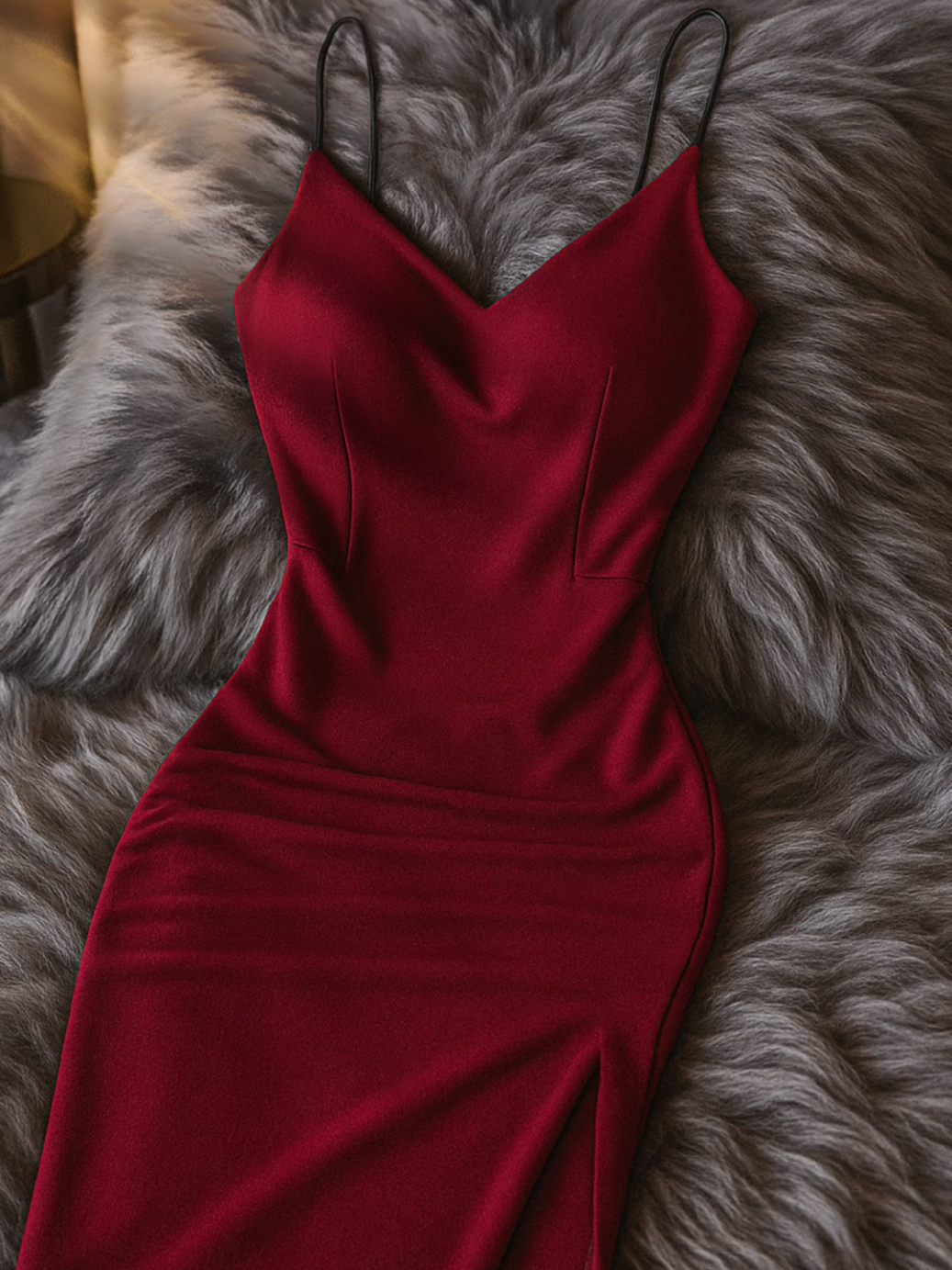 Tank Top Side Split Bodycon Short Dress🔥#outfit #tanktop #nyamandipakai #berkualitas 