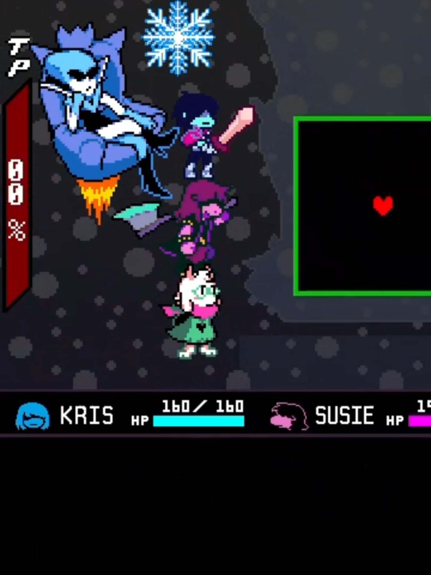 The Fun Gang & Queen Vs Noelle & Berdly's Lost Soul #deltarune #kris #noelle #snowgrave #queen #susie #ralsei #wirdroute #frozenheart