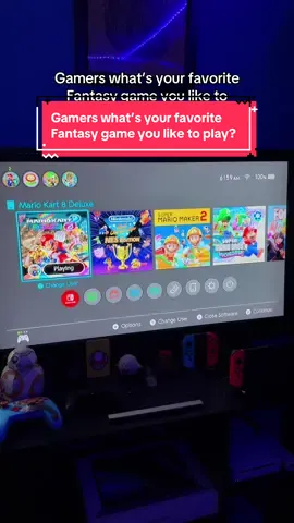 Gamers what’s your favorite Fantasy game you like to play? #gaming #supermario #zelda #nintendoswitch #nintendo #videogames #retrogaming #botw #tearsofthekingdom 