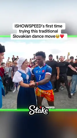 ISHOWSPEED’s first time trying this traditional Slovakian dance move🥹❤️ #Speed #ishowspeed #europe #speedclips #ishowspeedclips #kaicenat #irl #europetour #ishowspeedeuropetour - speed or ishowspeed irl stream in europe tour - ishowspeed live in slovakia 🇸🇰 - #slovakia #🇸🇰 