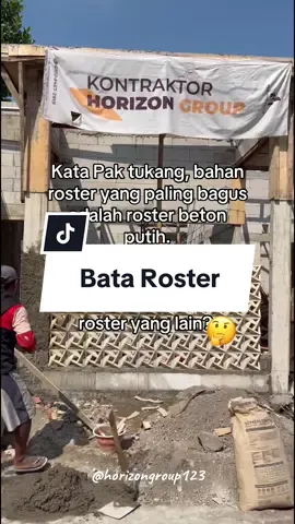 Kalo kamu mending pake roster apa? #kontraktormuda #bangunrumah #tukangbangunan #kontraktorsoloraya 