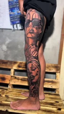Done ajik 2 ngelah lonty jani #tattoo #chicanotattoo #tattooartist #chicanostyle 