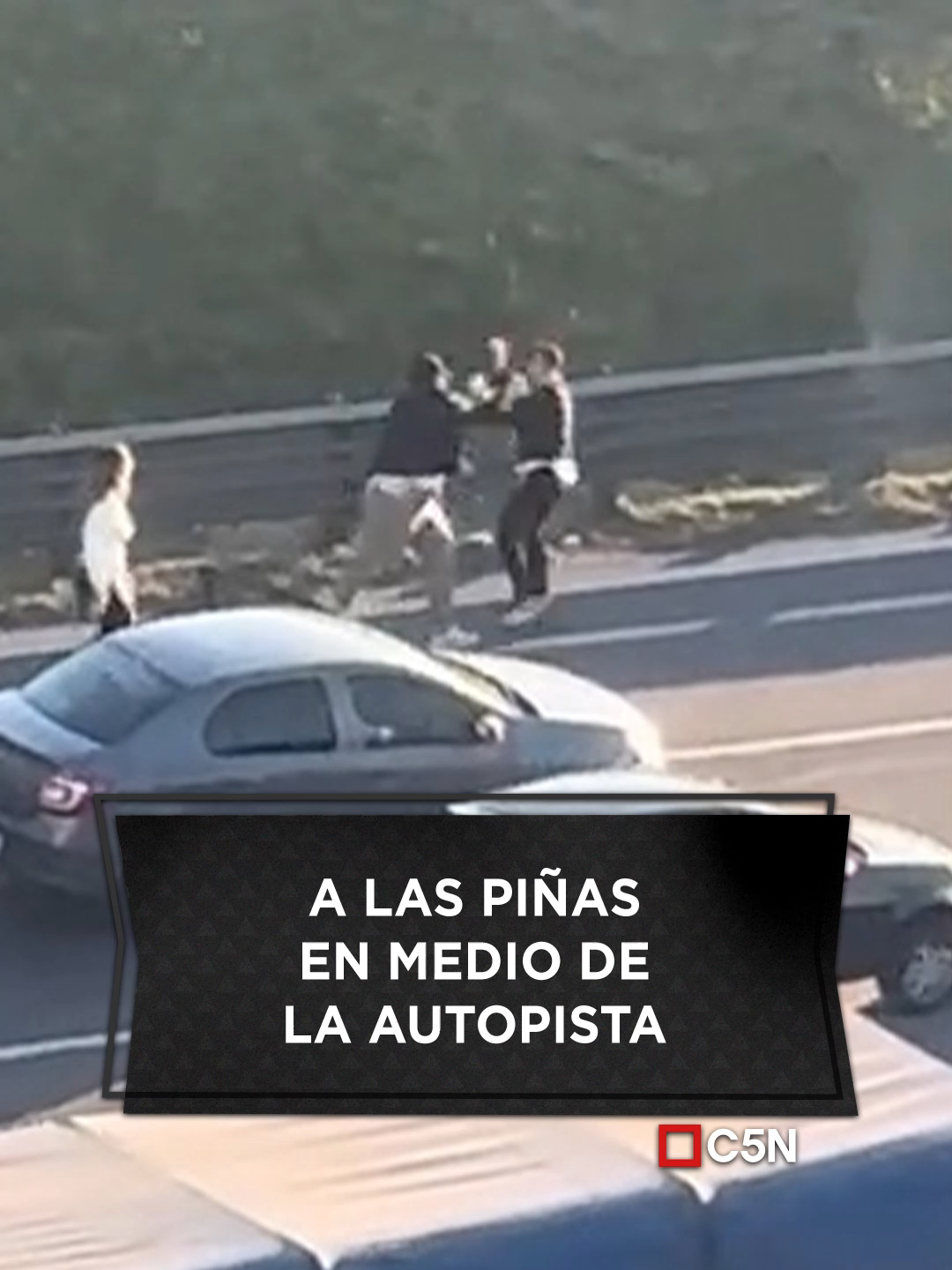 😱 A LAS PIÑAS EN MEDIO DE LA AUTOPISTA 📍 Dos hombres se cruzaron a golpes de puño en plena autopista Panamericana, tras discutir por una mala maniobra vial. Aparentemente, uno de los conductores le habría cruzado el vehículo a otro, lo que desató la locura.
