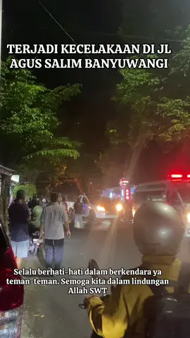 Untuk kronologi nya gatau ya teman-teman. Katanya sepeda vs sepeda.  #banyuwangi #laka 