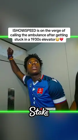 ISHOWSPEED is on the verge of calling the ambulance after getting stuck in a 1930s elevator😳💔 #Speed #ishowspeed #europe #speedclips #ishowspeedclips #kaicenat #irl #europetour #ishowspeedeuropetour - speed or ishowspeed irl stream in europe tour - ishowspeed live in slovakia 🇸🇰 - #slovakia #🇸🇰 