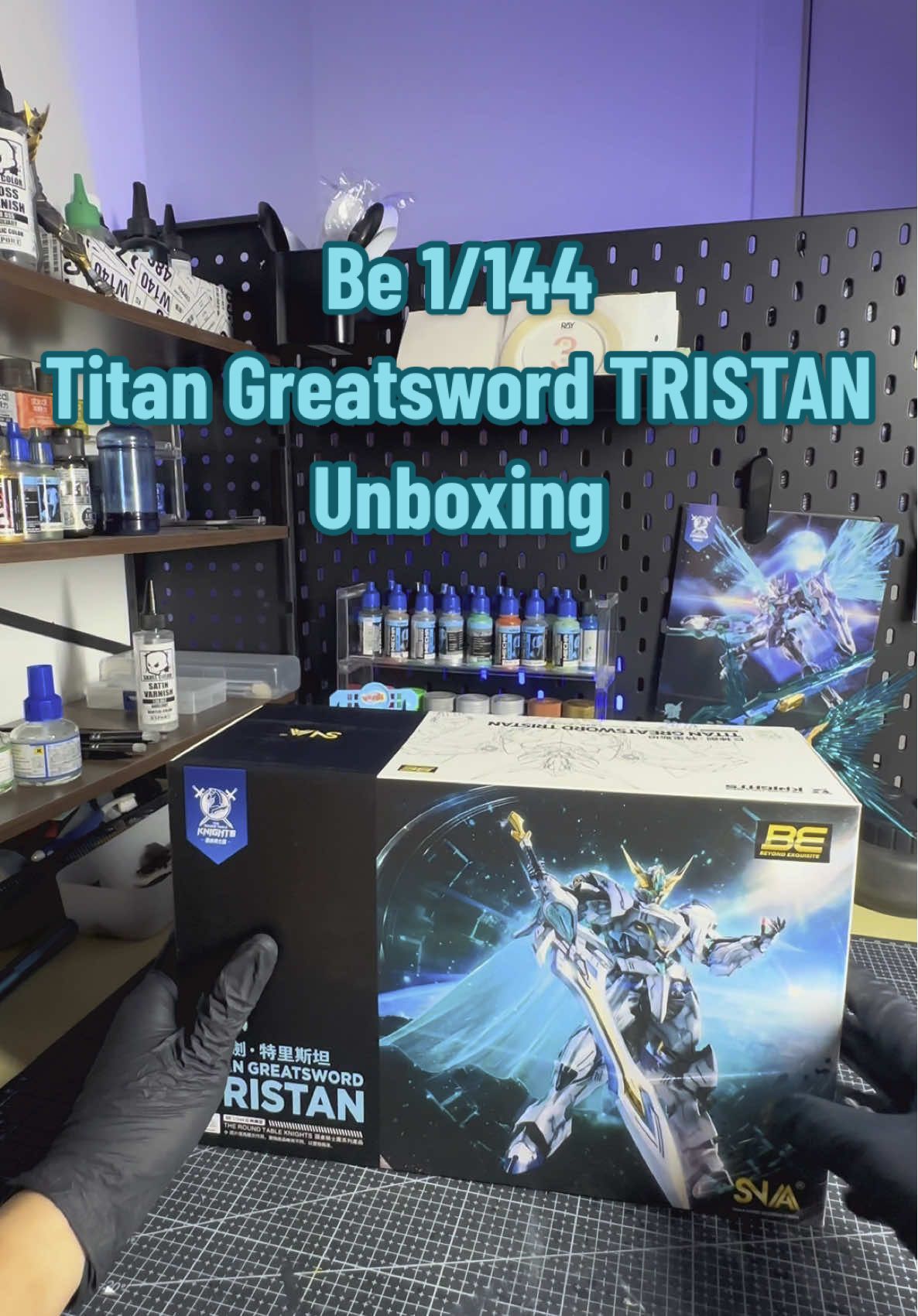 BE 1/144 Titan Greatsword TRISTAN! Unboxing  พบกับสมาชิกใหม่ล่าสุดจากซีรี่ย์ อัศวินโต๊ะกลม TRISTAN!!!! จากค่าย SNAA 5 ใบแดงมีทอน ผม pre-ordered กับ@PG model ไว้คร้าบบบ  The round table kinghts (6 of 12) #BBB #plamo #gunpla #snaa #theroundtableknights #โมจีน #pgmodel 
