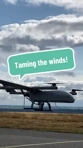 Taming the winds! #drone #uas #uav #plane #flight #vtol #gas #electric #Runway #sky #wind #click #go #factory #carbon #danaero 