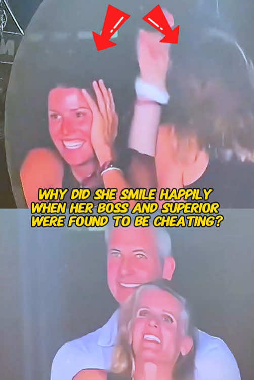 Why did she smile happily when her boss and superior were found to be cheating?#fyp #tiktok #foryoupage #foryou #celebrity #actress #usa #coldplay #andybyron 