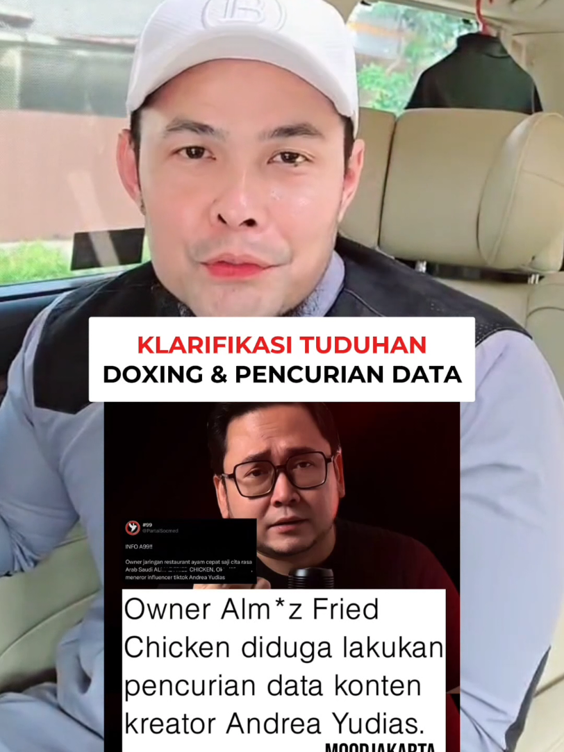 Owner @almazfriedchicken melakukan Doxing dan Pencurian Data @andreayudias. Ini klarifikasinya.