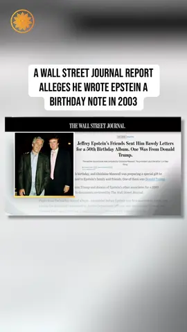 President Trump says he’s authorizing Attorney General Pam Bondi to seek the release of some grand jury transcripts from the federal investigation of convicted sex offender Jeffrey Epstein. It comes amid a Wall Street Journal report that alleges Trump wrote Epstein a birthday note in 2003 that included a hand-drawn sketch appearing to be the outline of a nude woman. The president denies the report. A judge will need to make the final decision on whether material can be released, which could take some time and is unlikely to be immediate.