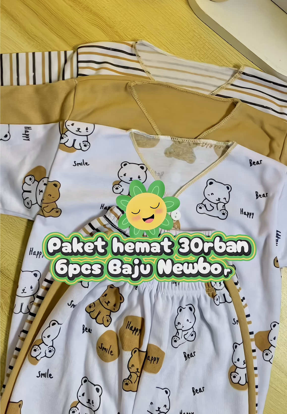 Paket hemat 6pcs baju Newborn #fyp #bajunewborn #bajunewbornmurah #setbajunewborn #newbornbaby 
