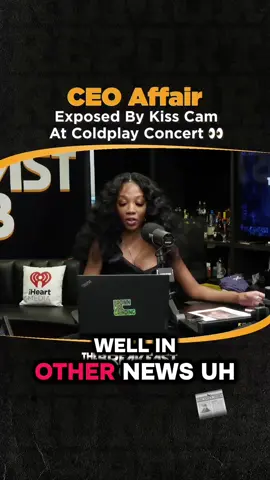 A Kiss Cam video went viral at a #Coldplay concert after two people were caught hugged up at the show without their spouses! 👀 Tap into the latest w/ @Loren Lorosa  🔊