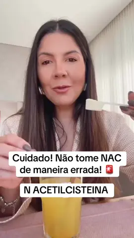 Cuidado! Você pode estar tomando Nac de maneira errada! 🚨  Compartilhe com quem precisa saber disso✅ #nac #acetilcisteina #nacetilcisteina 