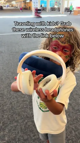 Brody is ready for the plane with these wireless headphones.  He loves them because they do not hurt his ears like the headphones that go into your ears.  And the charge lasted almost all day which was wonderful.  They are wireless so you don’t have to worry about if you have the right connector or not and the sounds quality is great.  #headphones #traveltiktok #baseballboys #travelingwithkids 